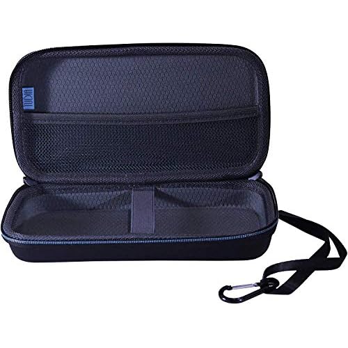TUDIA Hard EVA Case Compatible with Philips Norelco OneBlade Hybrid Electric Trimmer Shaver, Fits QP2520/90, QP2520/70, QP2630/70 Face and Body, Shockproof Travel Storage Bag - Black [Case Only]