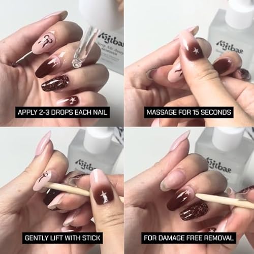 Nail Strip Remover ? Biotin & Yuzu Vitamin Infused Moisturizing Nourishing Formula, 30ml / 1.01 fl oz (Strip Me Away Remover)
