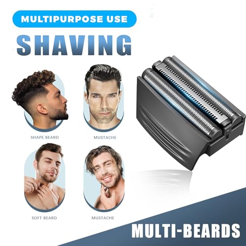 Shaver Replacment Heads,Shaver Replacment Foil Compatible with Remington Titanium-X Flex & Pivot Foil and Cutter F5800 & F7800 (3 Packs)