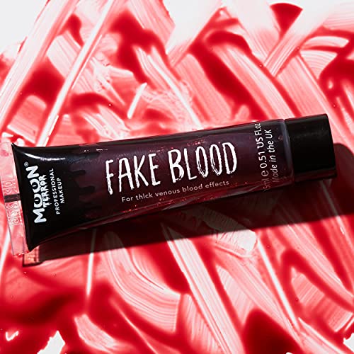 Pro FX Fake Blood - 0.50fl oz - SFX Make up for Halloween Vampire Zombie Theatre - Special Effects Make up Realistic Fake Blood Gel Spray Halloween Costume