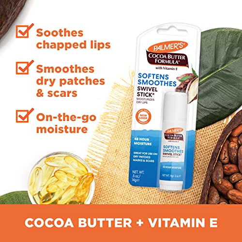 Palmer's Cocoa Butter Formula Moisturizing Swivel Stick with Vitamin E, 1ct (Pack of 3)
