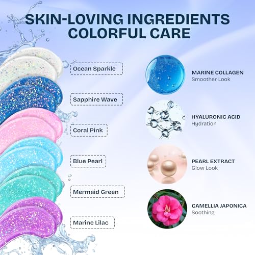 MAREE Under Eye Patches for Puffy Eyes and Dark Circles ? Under Eye Mask with Collagen & Hyaluronic Acid ? Undereye Mask Patches for Women ? Parches para Ojeras Puffiness & Under Eye Bags | 12 Pair