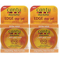 CANTU Shea Butter Extra Hold Edge Stay Gel, 6.75 Ounce (Pack of 6)