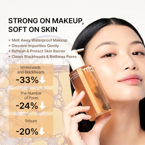 Primera (PRMR Oil To Foam Cleanser Korean Deep Cleansing Oil, Daily Makeup Remover, Blackheads, Dust and Dirt Removal, Pore Cleaning, Hyaluronic acid, Deep Clean in One Step (200ml, 6.76 fl. oz)