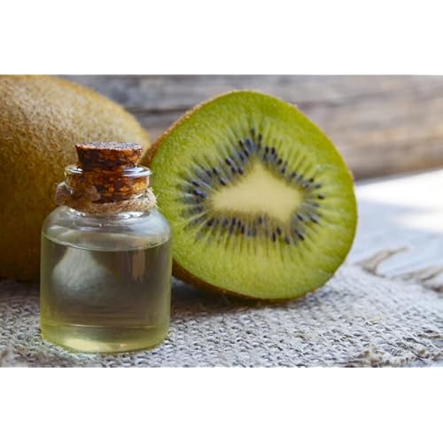 Kiwi Seed Oil 4 oz Pure Natural Cold Pressed Unrefined Extra Virgin Kiwi Oil - for Hair Skin Body Nail and Beard - Moisturizing, Soothing, Hydrating, & Nourishing