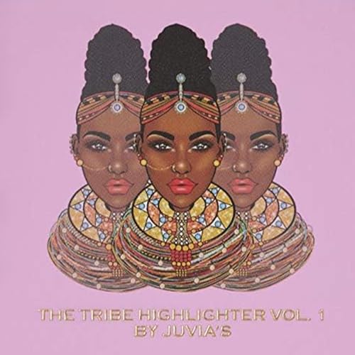Juvia's Place - Tribe Highlighter Vol. 1 - Glow Highlighter Face Makeup Powder - Shimmering Glow Finish perfect for cheekbones, Radiant Mineral Shimmer, Illuminating Powder