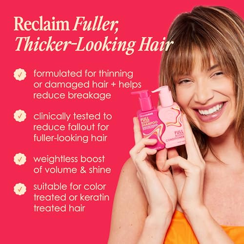 Grande Cosmetics GrandeHAIR Full Cleanse Travel Kit - Travel Size Shampoo & Conditioner - for Healthier, Fuller-Looking Hair