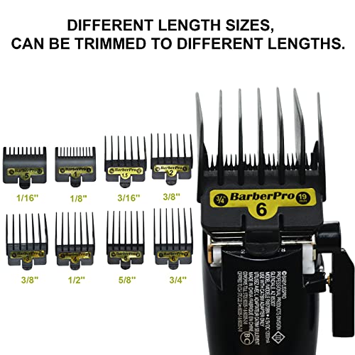 Hair Clippers Guard Comb Set Compatible with Babyliss BaBylissPRO Barberology