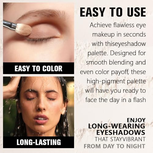 Dusty Grey Single Matte Eyeshadow Makeup, Neutral Powde Eye Shadow for Older Women, Smoky Gray Grey Matte Singles Eyeshadow Palette Pigmented Waterproof,Girls Monochrome Eyeshadows Gift 28