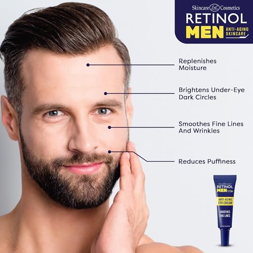 LIVAURA Retinol Men¡¯s Eye Cream ? The Original Retinol Eye Treatment For Men ? Targets Under-Eye Area to Reduce Puffiness & Dark Circles, Boost Hydration & Minimize the Visible Signs Of Aging