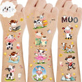 101+ Cow Temporary Tattoos ? Printable, Waterproof Fake Tattoos for Kids, Girls, Boys, Teens & Adults ? Ideal for Birthday Parties, Decorations (A)