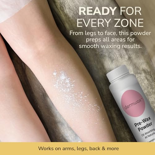 Pre Wax Powder 8 oz ? Talc Free Powder to Prepare & Protect Skin for a Smooth Base ? Absorbs Oils & Moisture - Fragrance & Aluminum-Free ? With Corn Starch, Sodium Bicarbonate, Hydrated Silica