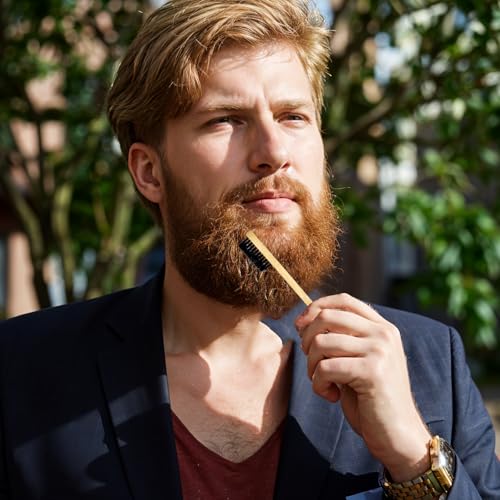 Edge Control Brush, 3 PCS Edge Brush Sturdy Mustache Brush for Men 2-in-1 Edge Hair Brush Comb Styling Gentle Care Tools Compact Curling Accessories for Curly Hair