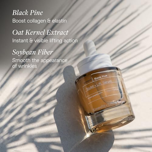 KORRES Black Pine Firming and Lifting Expert Duo, Value Set of Firming Day Cream 40 ml and Serum 15 ml for Firmed and Firmer Skin, Provides Intense Moisture, Vegan