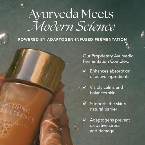 RANAVAT Radiant Rani Brightening Saffron Facial Essence - Hydrating Milk Toner Formulated with Niacinamide & Squalane to Moisturize & Calm Skin - Helps Improve The Appearance of Dark Spots (100ml)