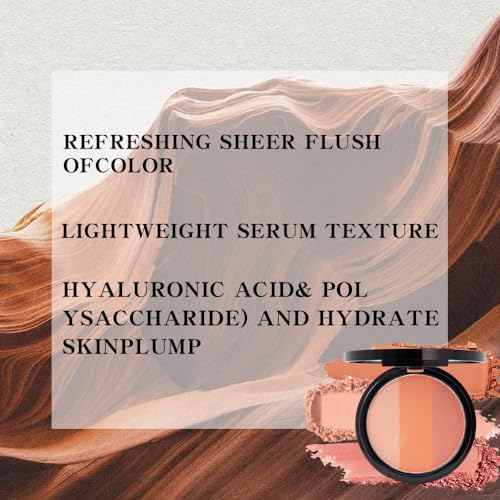 Matte Shimmer Blush Highlight Bronzer Powder Palette with Mirror for Face Cheek Contour Brightening,Buildable Coverage Natural Makeup,Ultra Sculpt Nose Shadow (Matte rose pink nude)