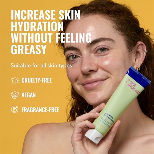 Good Molecules Lightweight Daily Moisturizer Face Cream Pack 3 ? 100 ml / 3.38 fl oz Each - Non-Greasy Facial Moisturizer Face Lotion with Shea Butter & Hyaluronic Acid