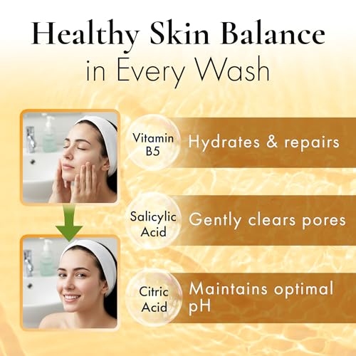 ELLA PURE Peptide Face Wash for Mature Skin ? Anti-Aging Facial Cleanser to Reduce Wrinkles & Improve Firmness, Gentle & pH Balanced for Women Over 40, with Hemp Seed Oil, 4oz