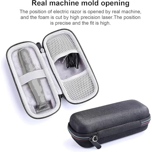 LinMei Hard Case for One Blade Trimmer QP2724/90, QP2834/70, QP2630/72, Waterproof Shaver Organizer Shockproof Travel Storage Box for Charger & Accessories