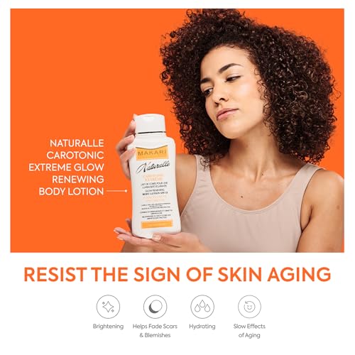 MAKARI Carotonic Extreme Body Lotion (17.6 oz) | Fights Excess Oil Production | Helps Fade Body Scars and Marks | Skin Brightening Formula | Helps Resist Aging and Promotes Healthy Radiance