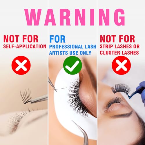 TDANCE Eyelash Extension Glue Lash Extension Adhesive/0.3 Sec Dry/Retention ? 7 Weeks/Lash Extension Glue for Professional Lash Artist Use Only (0.17 fl. oz / 5ml)