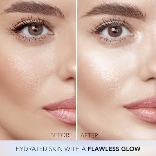 FACESCANADA Strobe Cream - Silver | with Shea Butter & Hyaluronic Acid | Hydrating & Illuminating Makeup | for Radiant Dewy Skin | 1.01 Fl Oz (30ml)