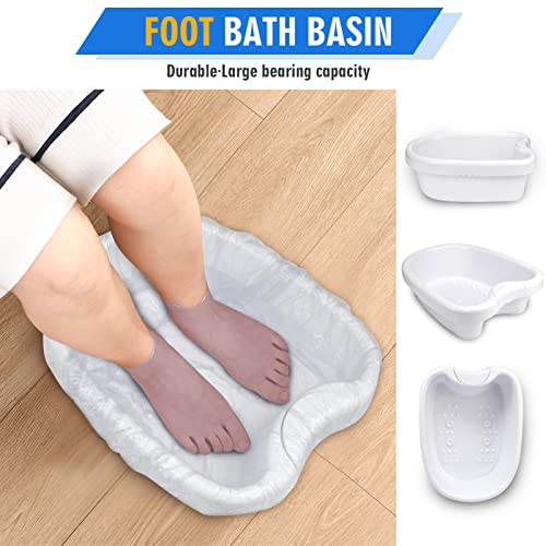 Ionic Detox Foot Bath Tub Basin for All Detox Machines with 100 Liners - Beauty Feet, Relieve Foot Discomfort