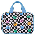 iscream 12.25" x 8.25" Nylon Double Handle Zippered Cosmetic Bag - Good Times
