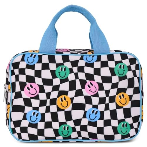 iscream 12.25" x 8.25" Nylon Double Handle Zippered Cosmetic Bag - Good Times