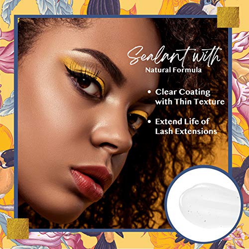 Lyon Lash Protective Coating Sealant/Mascara Brush Lash Sealer for Eyelash Extensions (5ml/0.17 oz) | Aftercare for Fuller Lash Growth & Better Retention | Essential Eyelash Extension Supplies (Clear)