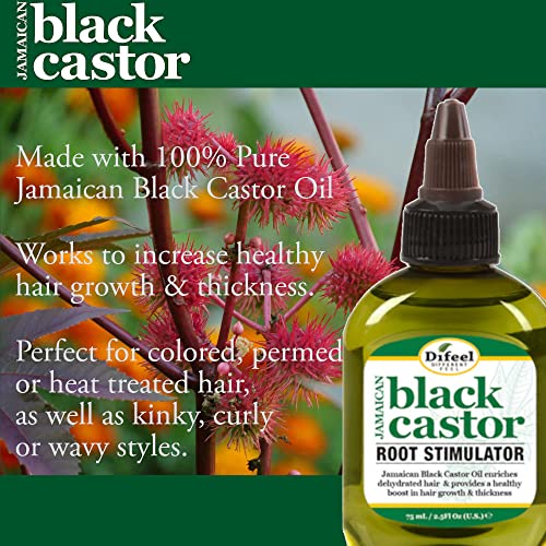 Difeel Jamaican Black Castor Superior Growth Root Stimulator 2.5 oz.