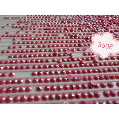 144000PCS AB Beads for Diamond Painting, Diamond Painting Accessories, 72 Colors Round Drills Rhinestones for Crafts, Bead Art or Nails Art, 2.8MM