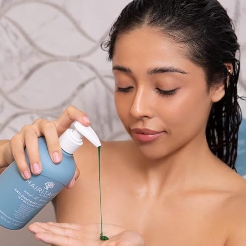 Hairitage Wash It Away Anti-Dandruff Shampoo - For Flaky, Itchy, Oily Scalp - Dandruff Shampoo Treatment - Eliminate Scalp Itching + Irritation + Flaking - 13 fl oz