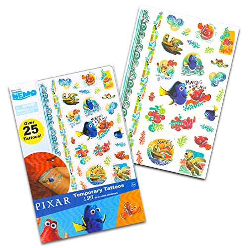 Temporary Tattoos Set ~ Bundle Includes 200 Assorted Tattoos Featuring Dory, Star Wars, TMNT, Batman, and More | Bulk Party Pack, No Duplicates