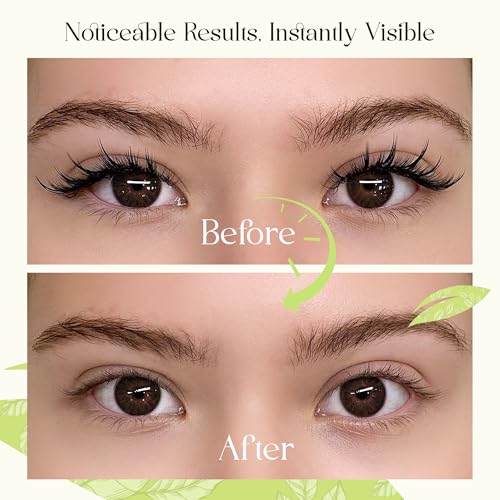 CALAILIS Lash Remover for Lash Extensions Low Irritation Eyelash Extension Remover for Sensitive Skin Quick Dissolves Lash Extension Remover Kit for Professional or Salon Use (10g, Rose)