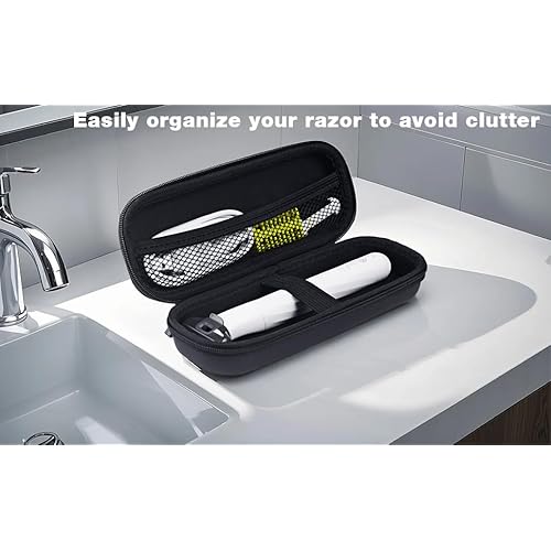 Hard Travel Case Protective Bag Compatible with Philips Norelco OneBlade Intimate Pubic and Personal Body Groomer Trimmer Shaver Model QP1924/70