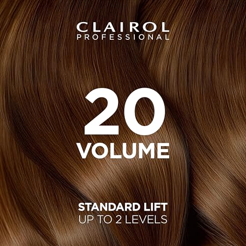 Clairol Professional Cr?me Permanente 20 Volume Hair Developers | For Coloring, Lightening & Lifting with Deep Conditioning Formula | Packaging May Vary
