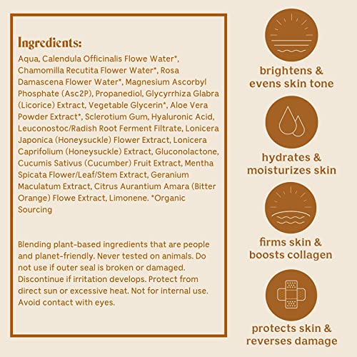 Plant-Based Anti-Aging Vitamin C Serum ? Hydrating, Firming & Soothing Facial Serum ? Hyaluronic Acid, Asc2P & Botanicals ? Solluna by Kimberly Snyder (1oz) Vegan, Cruelty-Free, Non-Toxic & Non-GMO