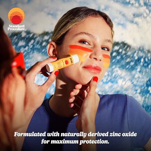 Standard Procedure - Zinc Sunscreen Sticks - SPF 50+ Tinted Sunscreen Sticks Available in Yellow, Orange, & Red - Zinc Sunscreen Sticks Made w/Naturally Derived Zinc - Australian Sunscreen
