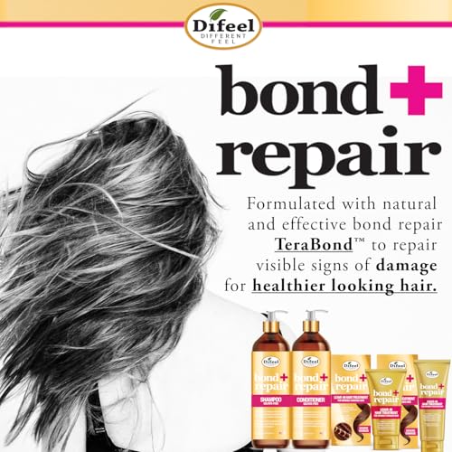 Difeel Bond & Repair Miracle Hair Oil 1.65 oz. - Deep Bond Restore Treatment Oil for Hair, Nourishing Oil Hair Treatment for Dry, Damaged Hair
