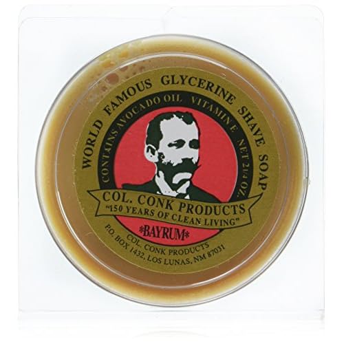 Colonel Conk Bay Rum Shaving Soap 2 oz(Pack of 3)