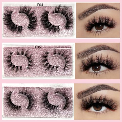 54 Pairs Lashes Bulk Wholesale Fluffy Fake Eyelashes 3d Lashes Pack False Eyelashes Natural