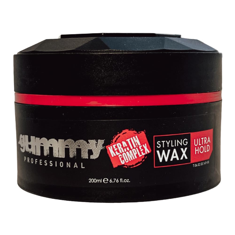 Gummy Ultra Hold Hair Styling Wax 200ml - 6.76 Fl Oz (Pack of 1) Ultra Hold