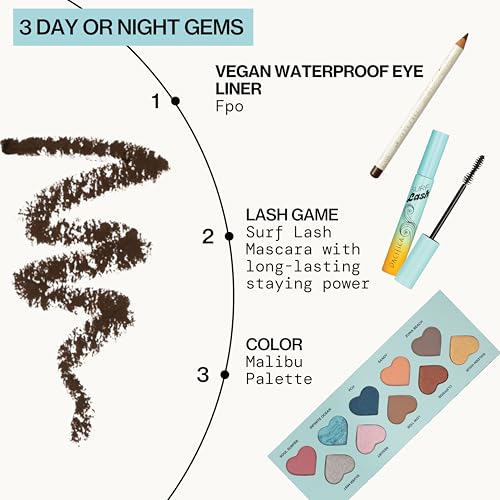 Pacifica Waterproof Eyeliner Pencil ? Fringe Brown Liner Longwear, Smudge-Proof, Eye Liner Eye Makeup Vegan & Cruelty-Free Ophthalmologist Tested
