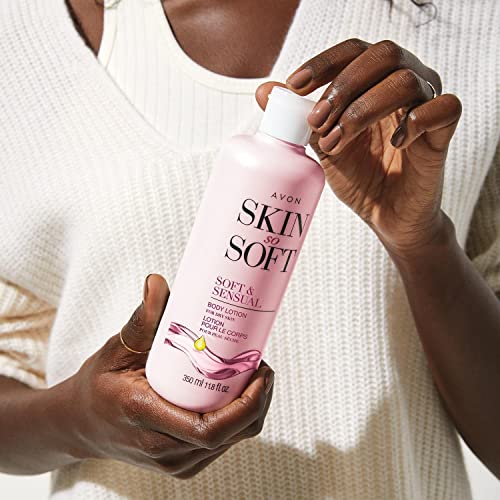 Skin So Soft Soft & Sensual Body Lotion with Argan Oil ? 24+ Hour Moisturization, Spicy Floral Jasmine Scent, Dermatologically Tested, 11.8 fl. oz.