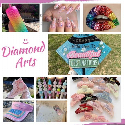 Zefy 40 Colors Resin Jelly Rhinestones for Bedazzling, 3mm 32000 Pcs Flatback Gems for Crafting, Bedazzling Kit with 3Pcs B7000 Glue for Clothing Shoes Nail Book Diamond Art