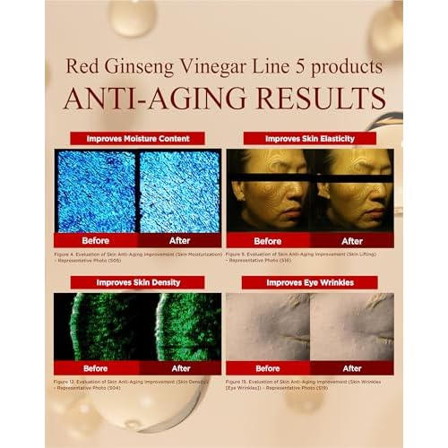 Bonyongo Red Ginseng Vinegar Cream, 1.86 oz | Fermented 6-Year Korean Ginseng | Intensive Hydration + Firming | Non-Greasy Finish for Dry & Mature Skin