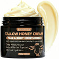 Organic Grass-Fed Beef Tallow for Skin ? Moisturizing Cream with Raw Honey, Handmade All-Natural, for Soft Smooth Skin £¨4 Oz £©