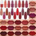 BINGBRUSH 18Pcs Pill Lipstick Capsules Samples Mini Set Makeup, Long Lasting Lip Stain L?piz Labial Rojo Women Red Cute Lip Stick Purse Set Labiales Matte Larga Duracion 24