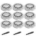 SH90 Replacement Heads Compatible with Philips Norelco Series 9000(S9xxx) 8000(S8xxx), Precision Blades for S9311 S8950 SW6700 SW9700 Razor Replacement Head,9 Pack